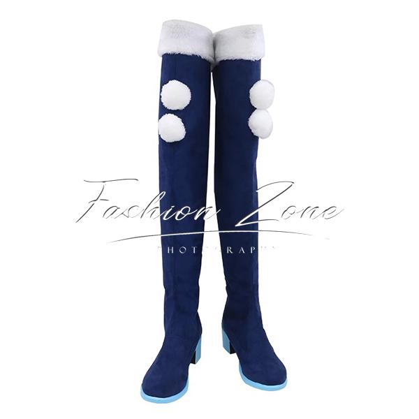 初音ミク 風 2012 雪ミク コスプレ靴 男女兼用 シューズ 道具小物 ブーツ cosplay ハロウィン仮装 変装