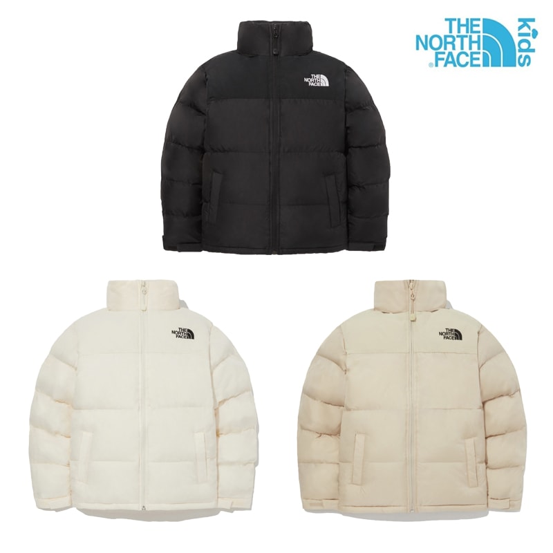 KS NEW PUFFY JACKET NJ3NQ51 ダウン 軽い 軽量 コート ジャンパー ジャンバー ヌプシ ジュニア 防寒 女の子 男の子 キッズ フード付き スタンドネック ショート 韓国 13,651円