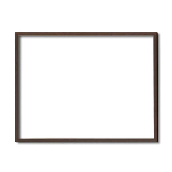 ( 木製額 ) デッサン額 大全紙サイズ 727×545mm ブラウン 壁掛けひも付き UVカットアクリル 木製 フレーム 額縁 額