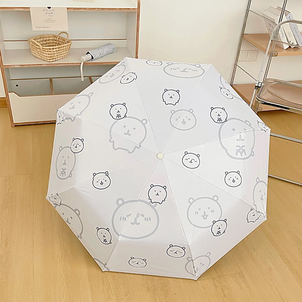 Qoo10] 自分ツッコミくまナガノのくま 全自動雨傘