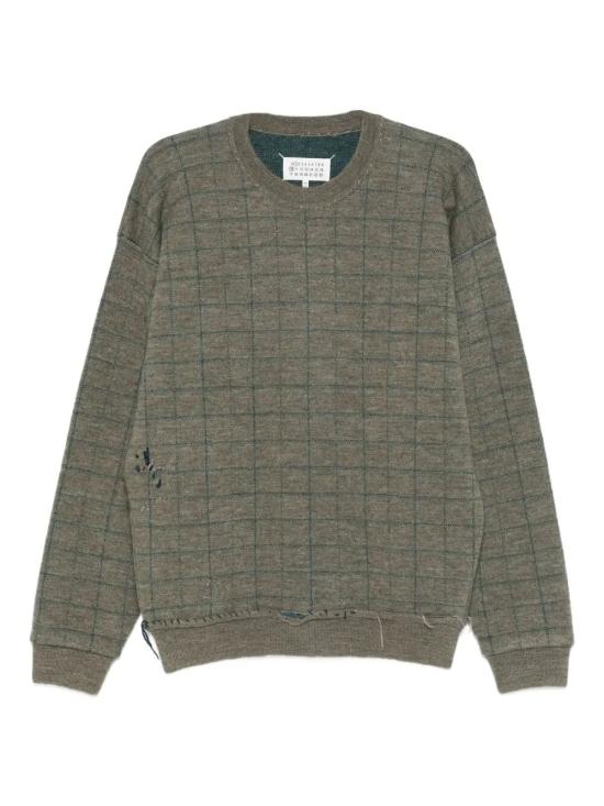 MAISON MARGIELA Men Sweater S50HL0049 M13146 613J MILITARY GREEN