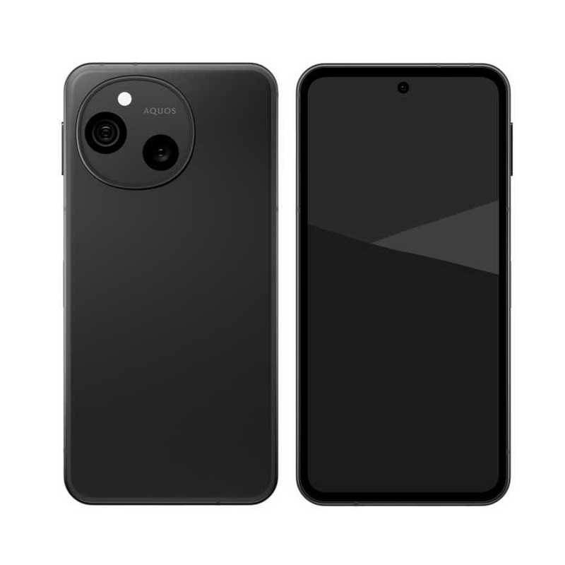 シャープ　SHARP　SIMフリースマートフォン AQUOS sense10 Snapdragon 7s Gen 3 6.1インチ 8GB/256GB フルブラック　SHM33BB