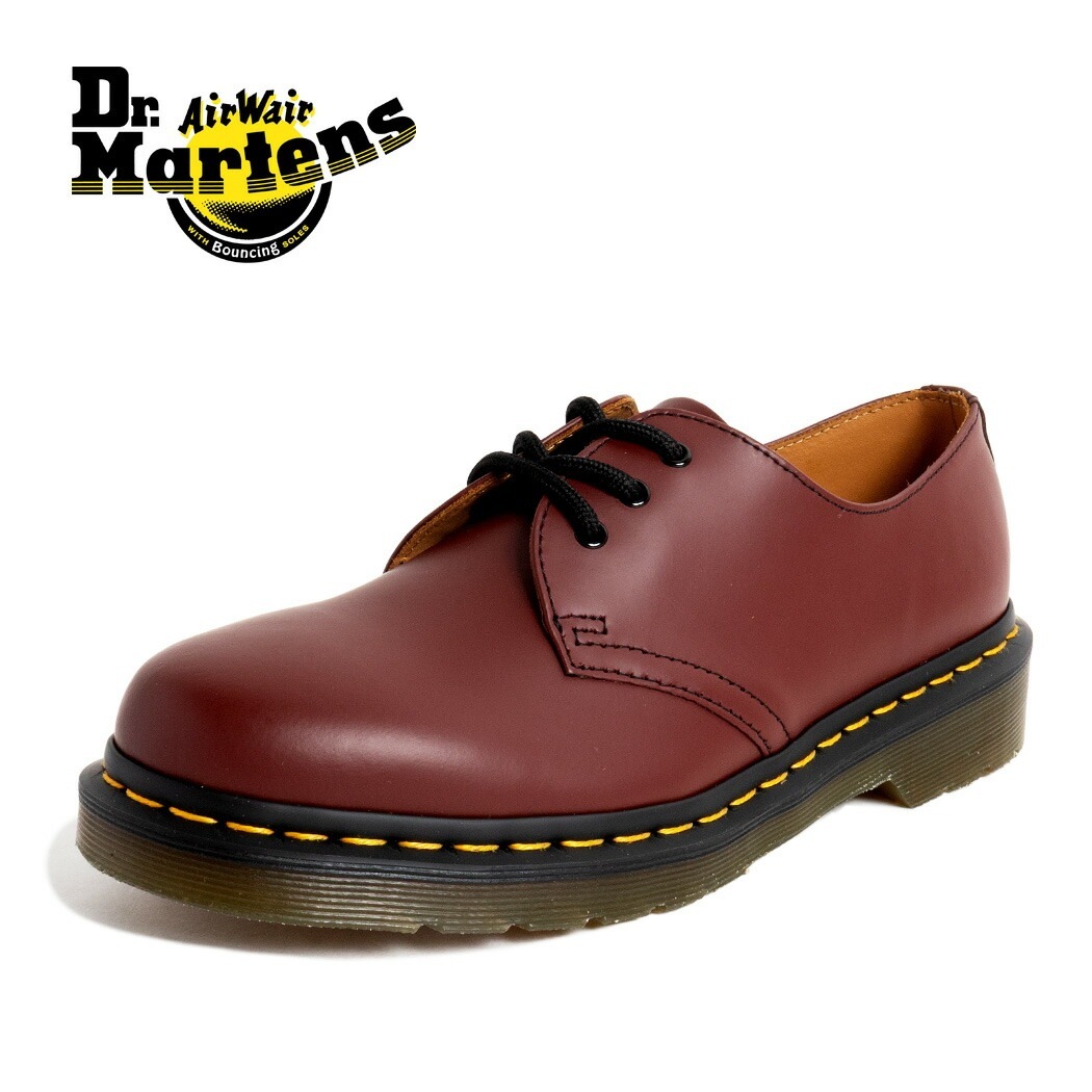 Dr.Martens ドクターマーチン 1461 革靴 レザーシューズ 3ホール ギブソン ブーツ 3EYE GIBSON CHERRY RED ( ダービーシューズ チェリーレッド 赤 メンズ レデ