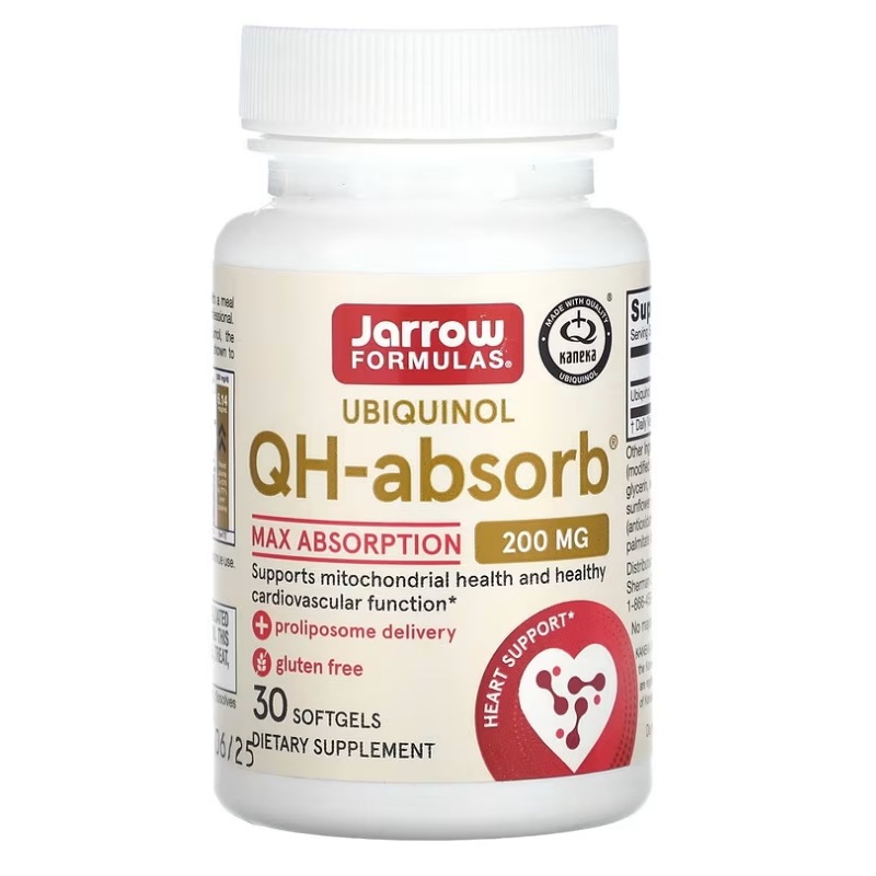 ユビキノール QH-Absorb（QHアブソーブ） 吸収性最大 200mg ソフトジェル30粒