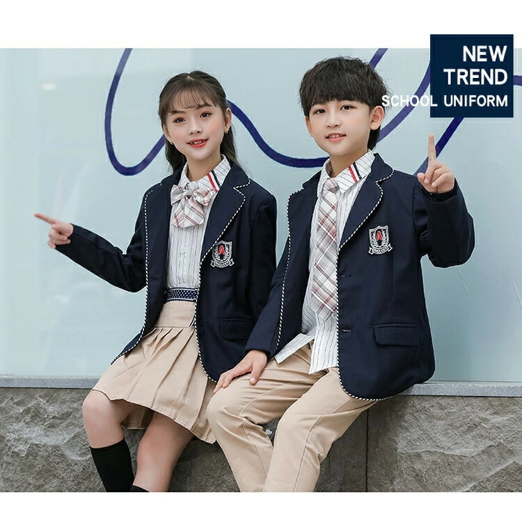 【5点セット】 子供制服 キッズ フォーマル 卒業式 スーツ 制服 5点セット イギリス風 男の子 スーツ 卒業式 入学式 小学生 スーツ 女の子 子供服 女の子 スーツ スカート フォーマル卒園式