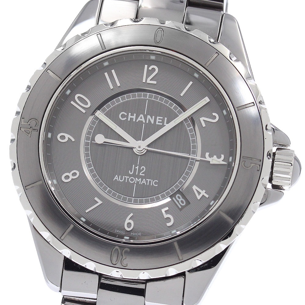 シャネル CHANEL H2934 J12 クロマティック 41MM デイト 自動巻き メンズ 良品 保証書付き_955506【中古】