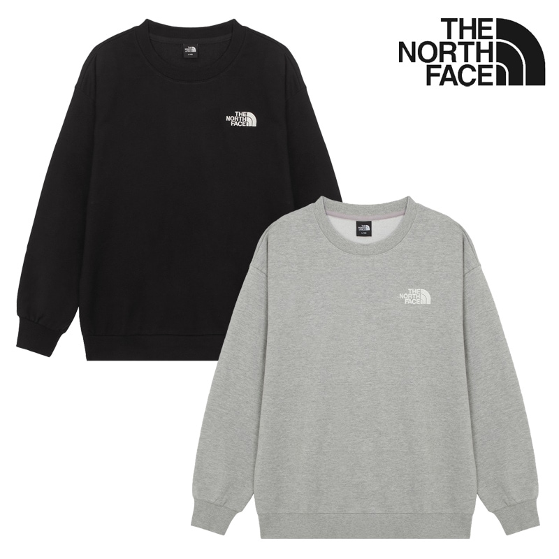 NM5MR50 MS CORE SWEATSHIRTS クルーネック 綿混 やわらか ゆったり ロゴ デイリー ユニセックス 秋冬 通学 通勤 休日 学校 カジュアル 無地 きれいめ 黒 灰 定番用