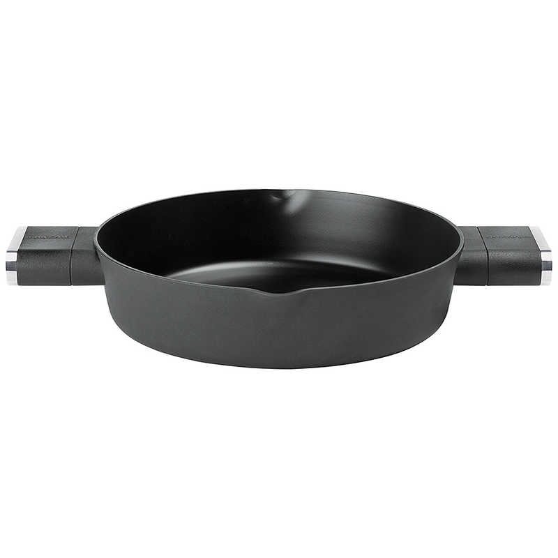 グッチーニ IH浅型ソースパン24cmCOOKING ブラック 172824-16