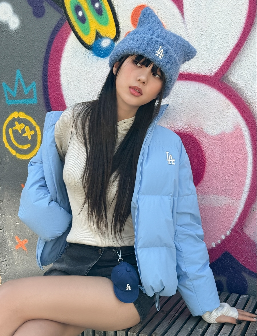 korea 大人気ユニセックス ロゴ ペディン ダウンジャケット