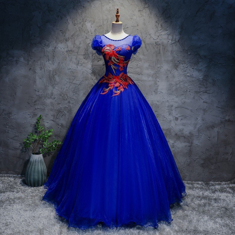 カラードレス ロングドレス 演奏会 コンサート パーティードレス ウェディング 二次会 プリンセス 結婚式 ステージ衣装 大きいサイズ ブルー