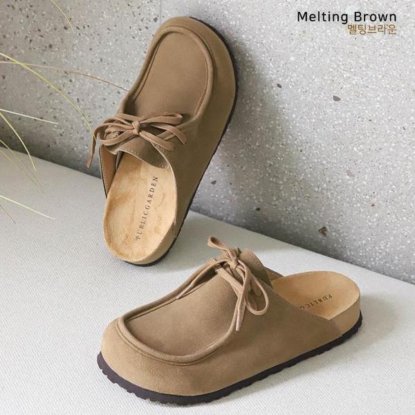 メンズスエード冬オフィススリッパ OR25