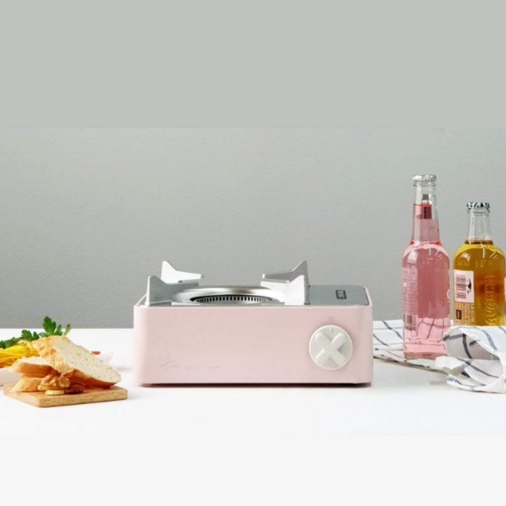 [KOVEA] コベアキューブウィニーカセットコンロポータブルキャンプ用コンパクトバーナー ピンクKGR-2007PI