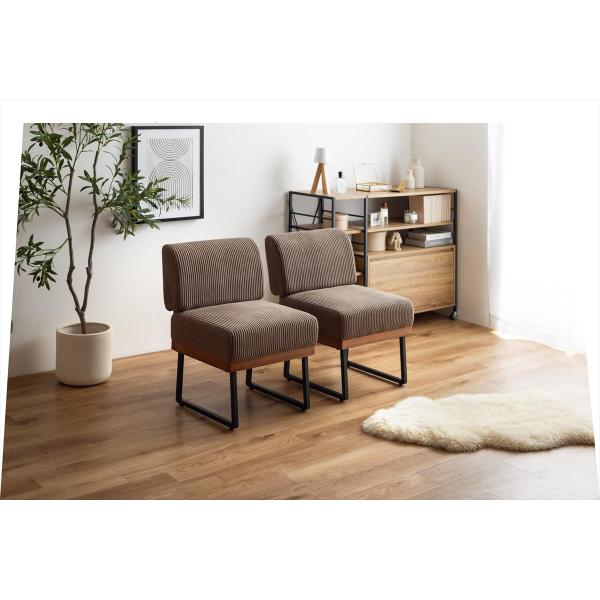 ダイニングチェア 椅子 おしゃれ 北欧 ソファ コーデュロイ生地 ミッドセンチュリー チェア いす イス シンプル 座面高43cm