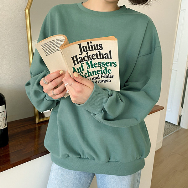 パシフィックルーズフィットマンツーマンTシャツ61646ビッグサイズレディースファッション