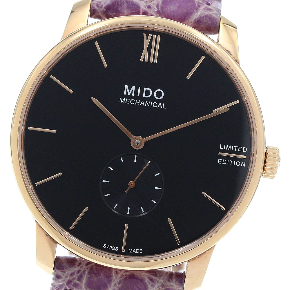 ミドー MIDO M037.405.36.050.00 バロンチェリ スモールセコンド 手巻き メンズ 美品 保証書付き_920416【中古】