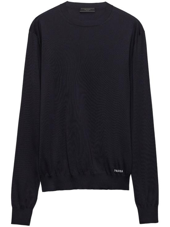 PRADA Men Sweater UMB927SOOO16AI F0008 BLEU