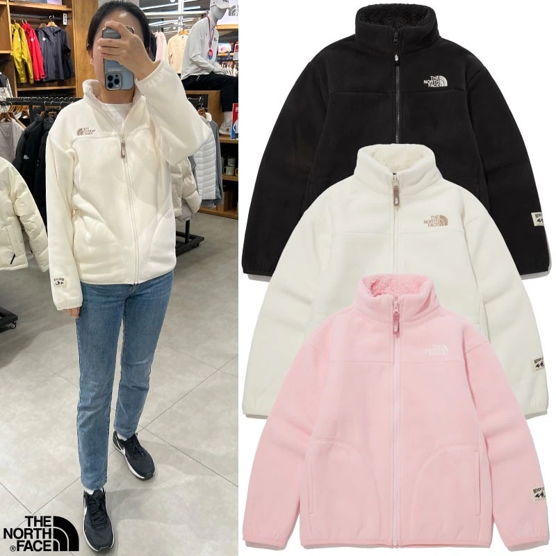 大人OK関税負担なし韓国正規品保証 NJ4FP51S KS LOYALTON FLEECE JACKETデイリー 基本 着装 男子 女子 人気 韓国 ファッション 男女共用 アウトドア