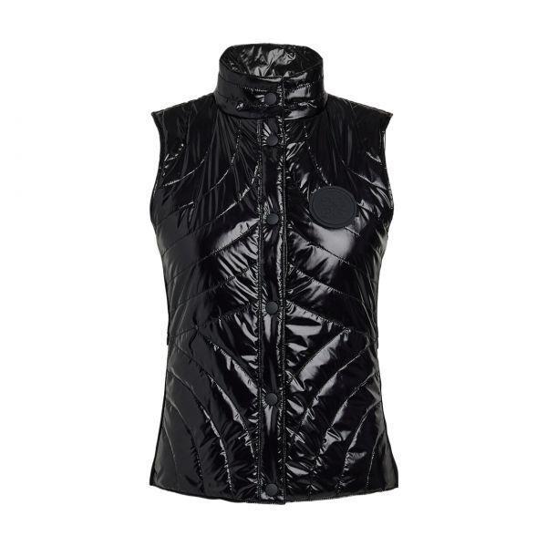 GFORE レディース キルティング ナイロン コーティング メリノ (G4LF23O53-ONYX) (女性用キルティングナイロンメリノ