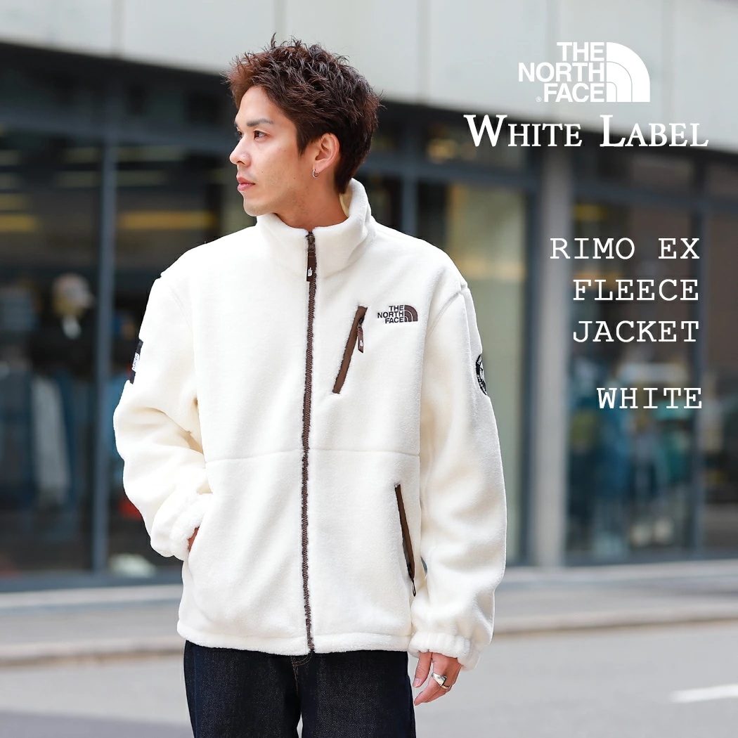 海外限定 THE NORTH FACE WHITE LABEL ザ ノースフェイス フリース ジャケット RIMO EX FLEECE JACKET WHITE ( 日本未発売 白 韓国 限定 メンズ
