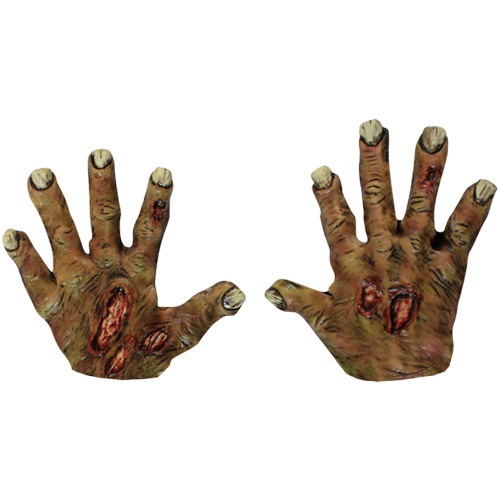 [残り1個] コスプレ 仮装 ゾンビグローブ アンデッド 【 コスプレ 衣装 ハロウィン ローブ グロテスク 変装グッズ パーティーグッズ ハロウィン 衣装 スプラッター 手袋 プチ仮装 】
