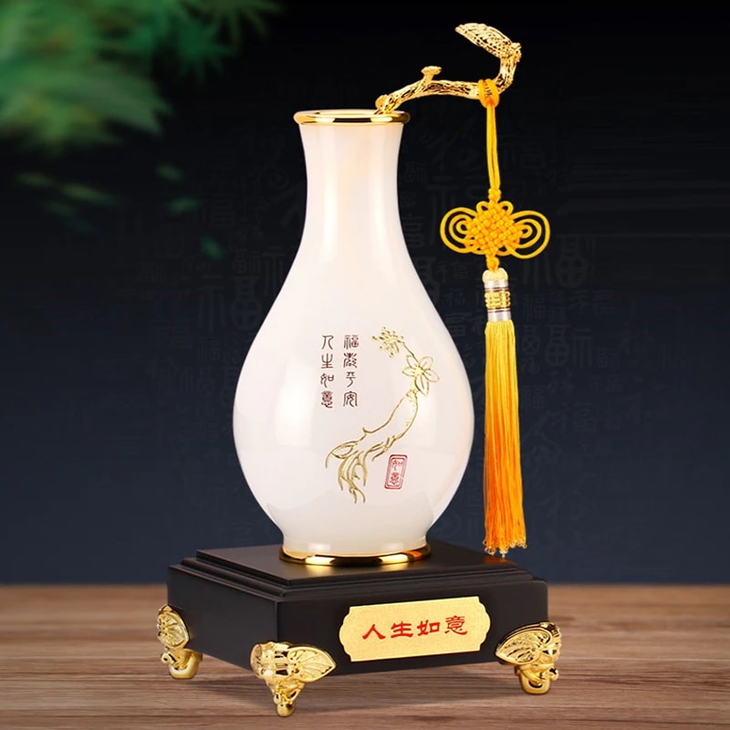 人生の願い ボトル ガラス 置物 自宅 リビング ワインキャビネット 玄関飾り 飾り 新築祝い 開店 ビジネス ギフト