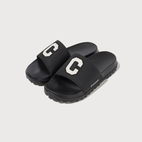 スリッパサンダル CQK CO2606SE01-BK Cロゴスライド ブラック