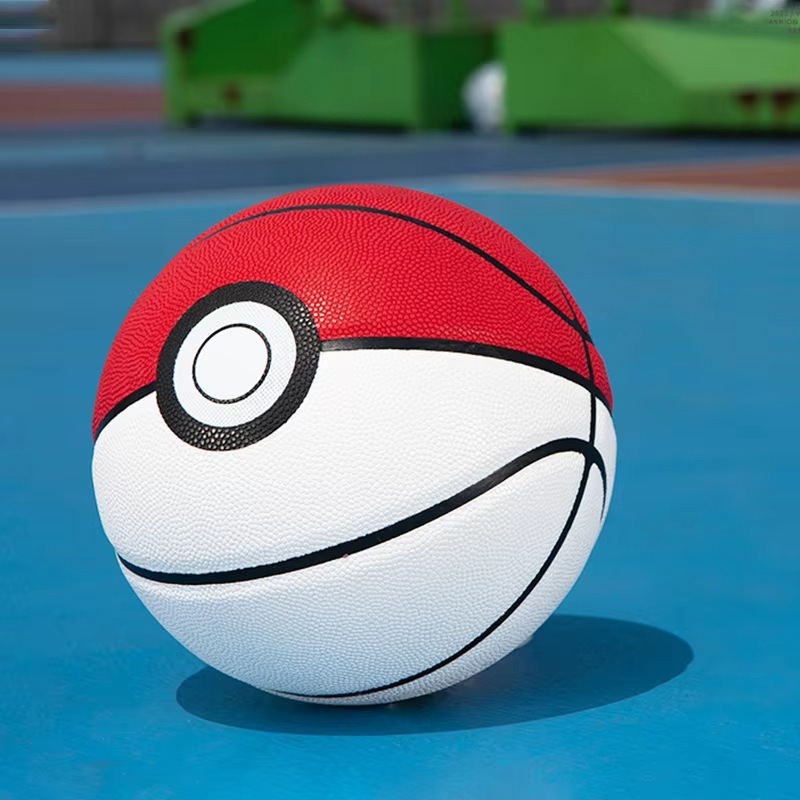 【公式正規品】【海外限定】バスケットボール ポケモン公式コラボ商品 ７号球 ポンプ付き モンスターボール スーパーボール ハイパーボール バスケボール ポケットモンスター