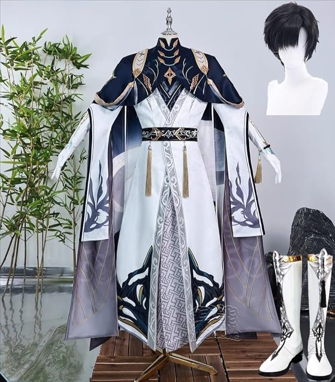 恋と深空 レイ流雲の帰る山 コスプレ衣装+ウィッグ +靴その他