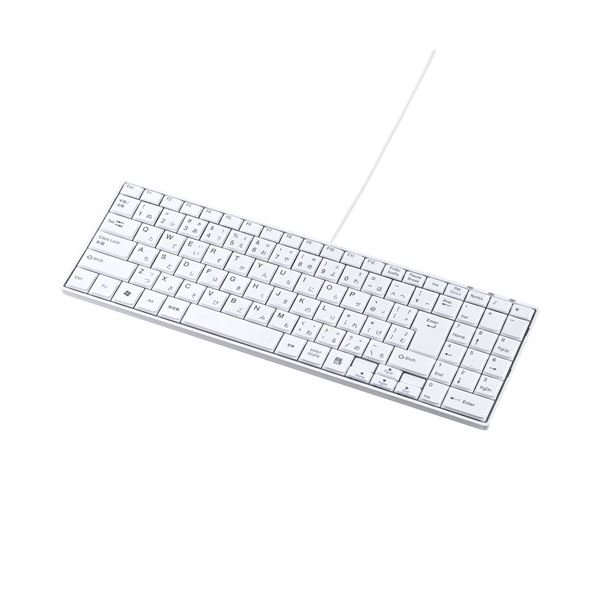(まとめ)サンワサプライ USBスリムキーボード SKB-SL17WN(×2セット) 7,784円