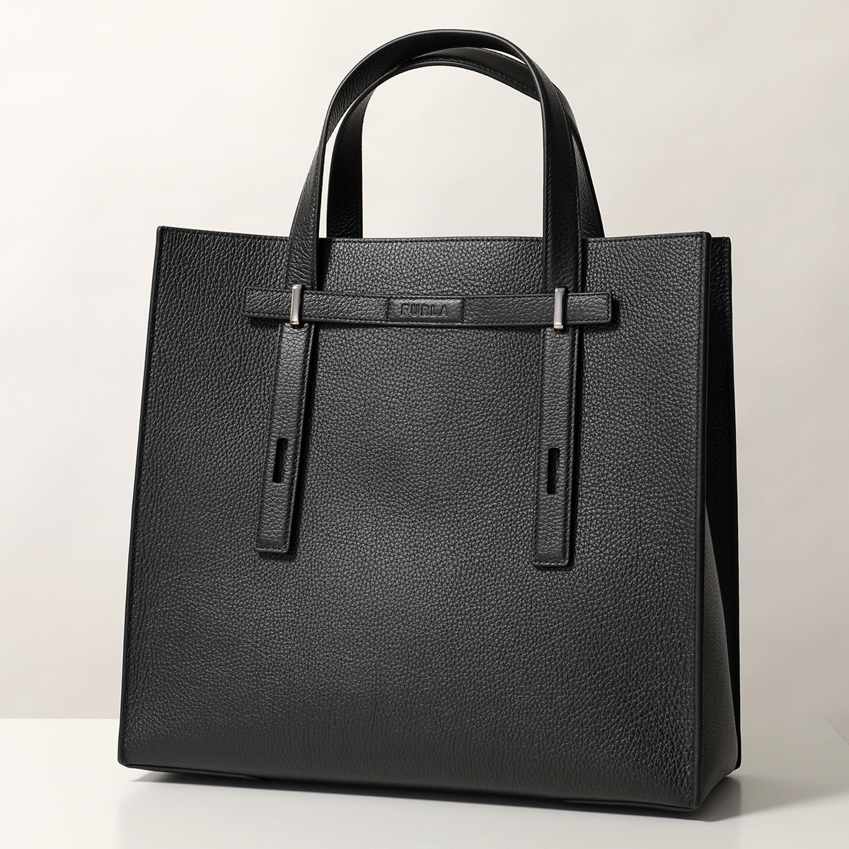 Furla Man フルラ トートバッグ Giove L MB00131 HSF000 メンズ レザー エンボス加工 ハンドバッグ 鞄 O6000 NERO