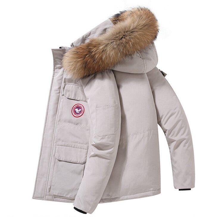 ダウンジャケット メンズ おしゃれ ダウンコート レディース ファー フード付き ジャケット アウター 冬 防寒 防風 通勤