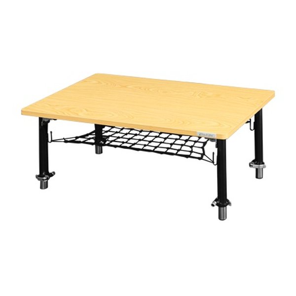 ゲーミングちゃぶ台 幅800×奥行500×高さ364465mm/ウッド BHT-800-WD