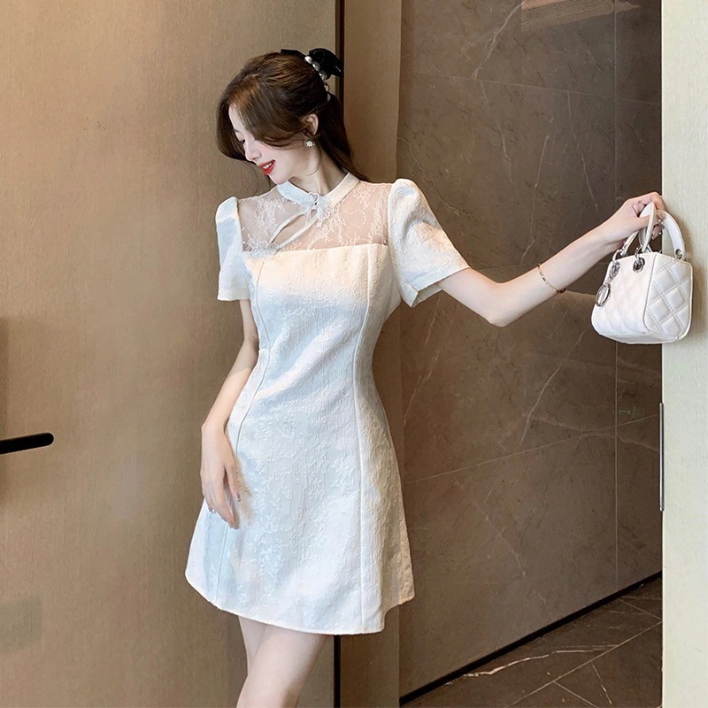 「LINGQIAO」【無.料】【新入荷·韓系·上品】【急速出荷！】イブニングドレス パーティードレス セクシー スリット ワンピース 二次会 結婚式 成人式 お呼ばれ 披露宴 24