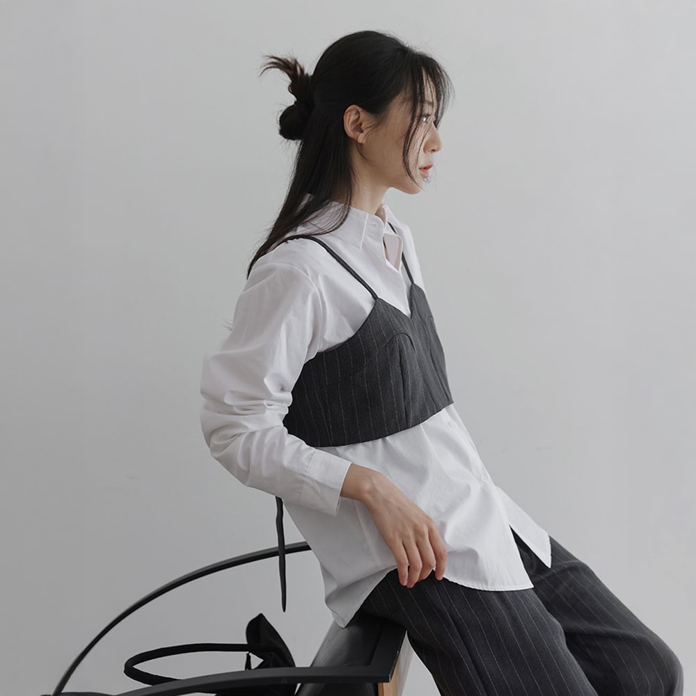 ポルティストライプツーウェイビスティエスラックスセット