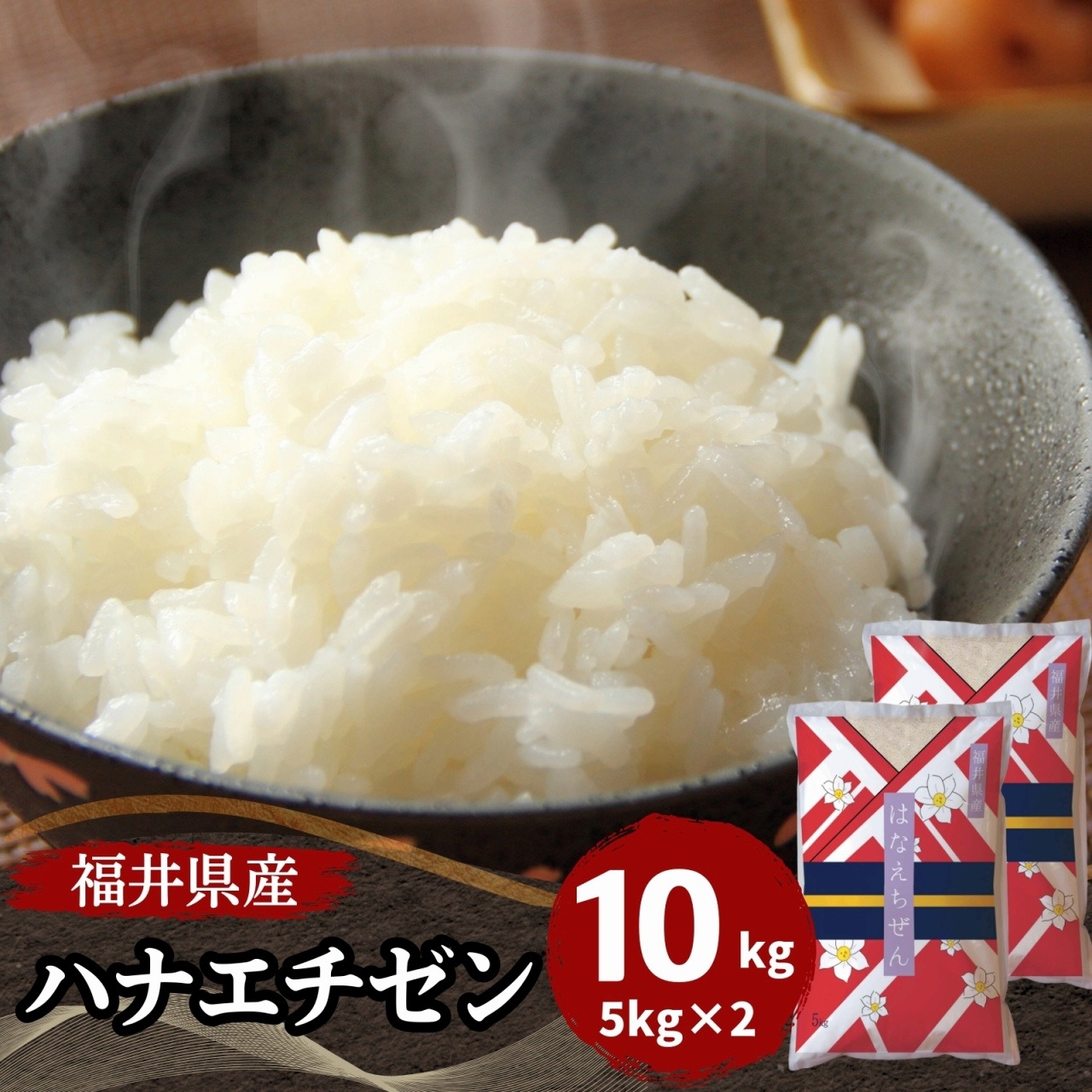 【数量限定】令和7年産 福井県産ハナエチゼン10kg(5kg2袋)　白米