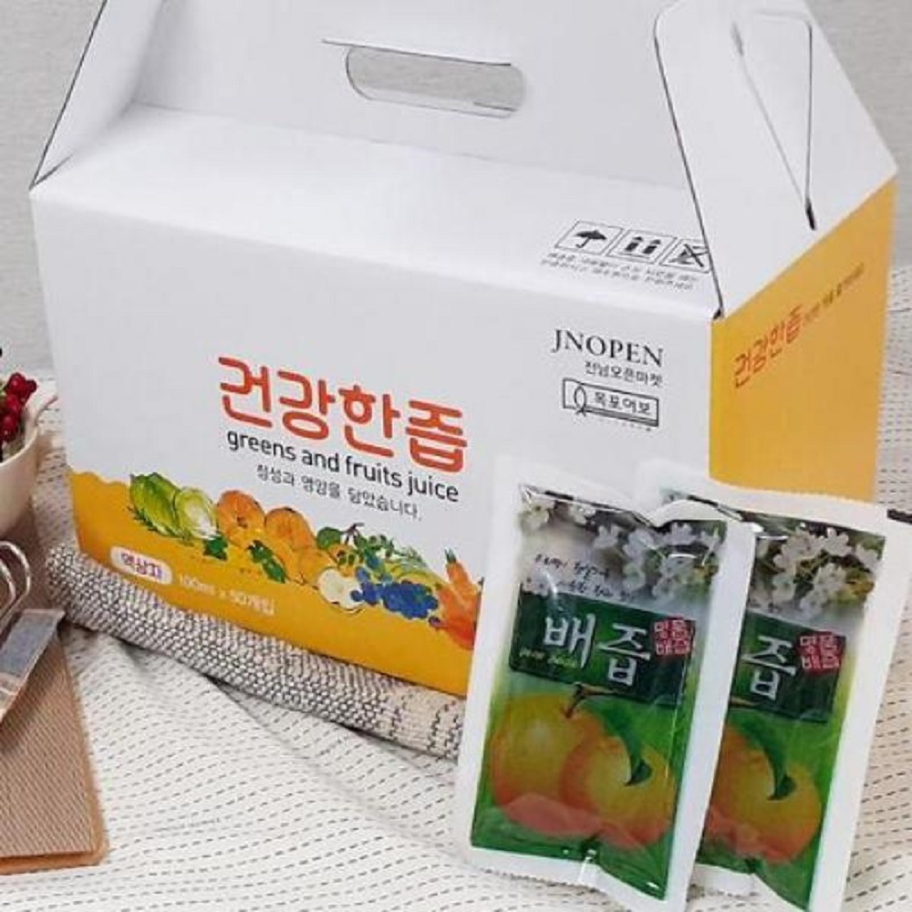 韓国-K MEAL- 韓国産 キキョウ 梨汁 100ml 50包 健康汁 梨キキョウ汁