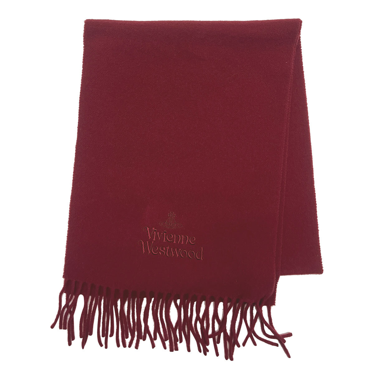 【アウトレット】【難あり】マフラー ストール ウール S11 FN83 4700 BORDEAUX ボルドー