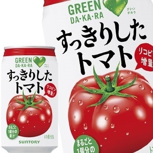 45営業日以内に出荷サントリー GREEN DAKARA グリーンダカラ すっきりしたトマト 350g缶24本［賞味期限：2ヶ月以上］同一商品のみ3ケースごとに送料をご負担いただきます