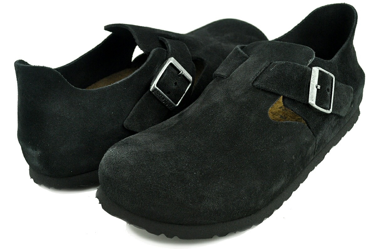 ロンドン BS ブラック スエード レギュラーフィット メンズ ローシューズ 1028103