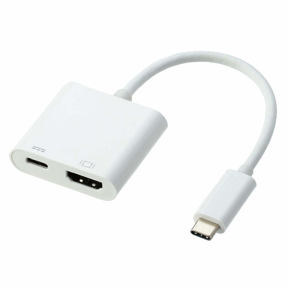 （まとめ買い）USB-C to HDMI変換アダプタ 4K30Hz（PD100W） 91558 [x3セット]