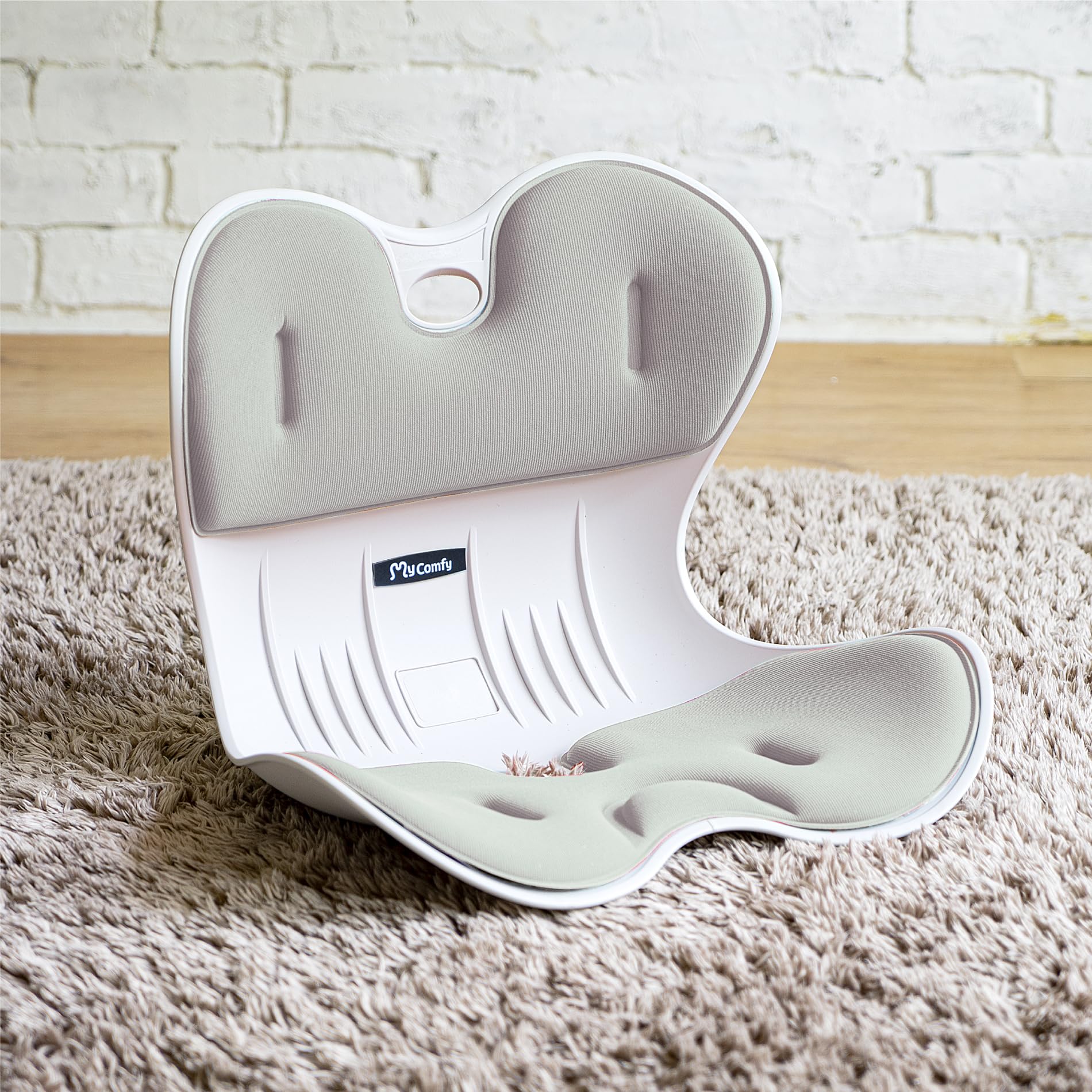 ドリームウェア(Dream Ware) 骨盤サポートチェア M 姿勢サポートチェア 体圧分散 My Comfy ライトグレー RC1220(LGY)