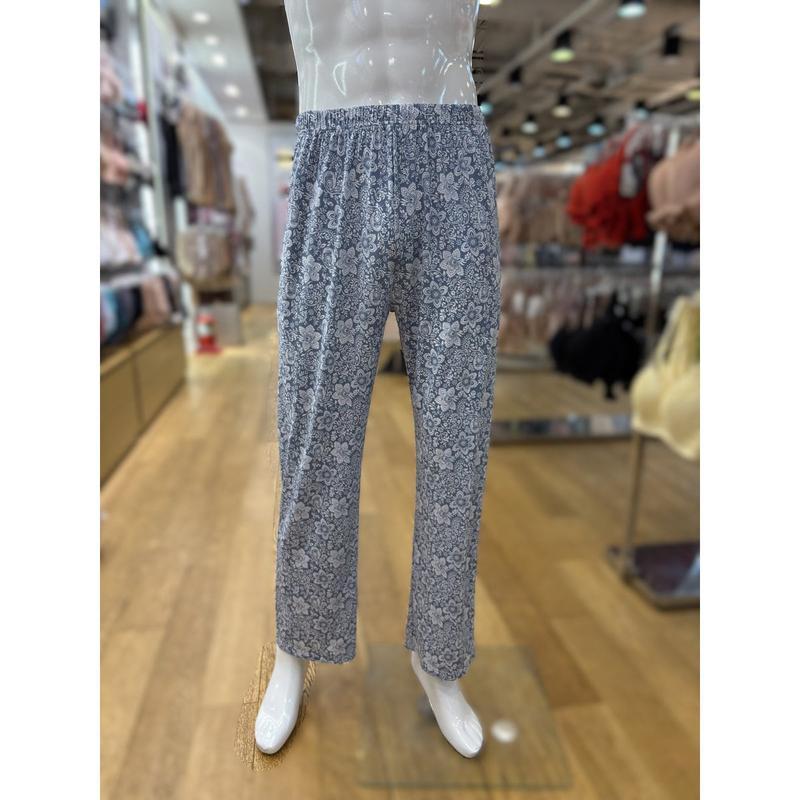 [坡州店][]ポリスパン花柄男性ホームウェアパンツ(BU) WPA342MP