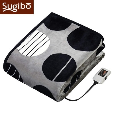 椙山紡織 プレミアムボア電気掛敷兼用毛布 ワイド 電気毛布 SB20KW06-GY グレー Sugibo