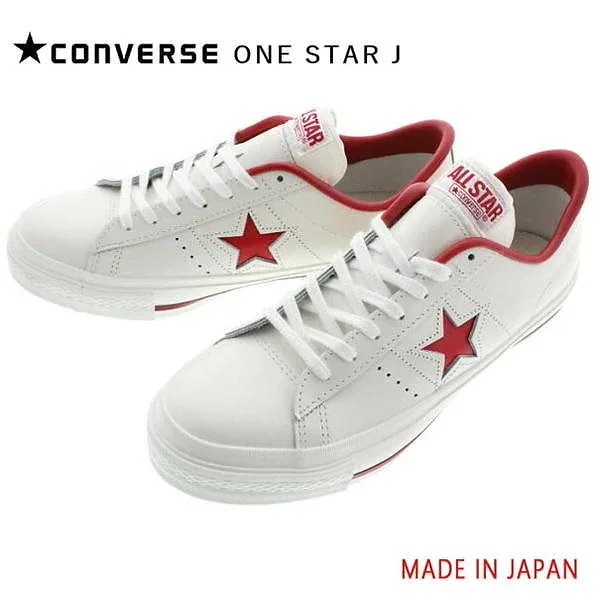 正規品 ワンスター J ONE STAR J ホワイト/レッド