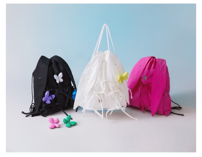 NEWJEANS X COLLER RABBIT STRING BAG 3 COLORS / OFFICIAL POP-UP MERCH