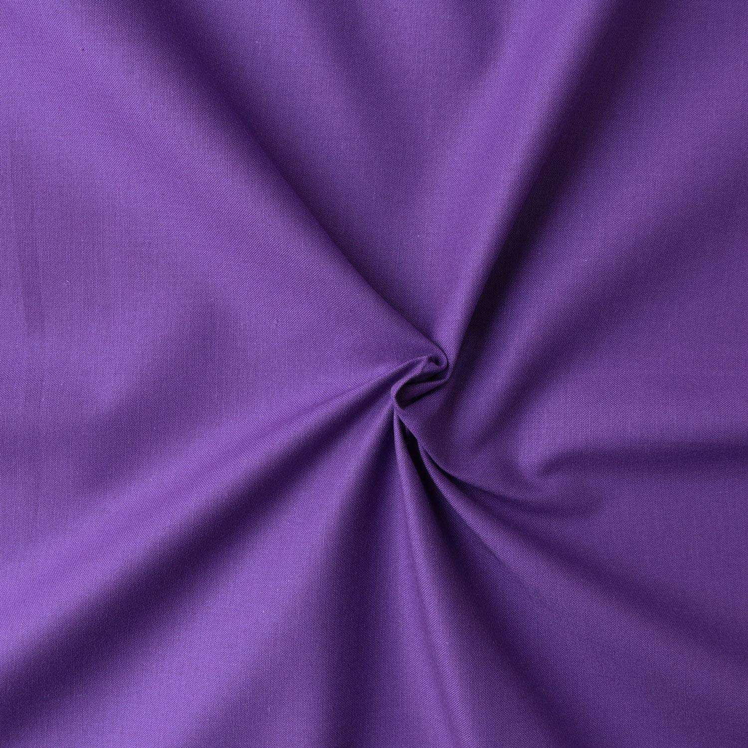 日本紐釦貿易(Nippon Chuko) エイティスクエア 無地 生地 綿100% シャーティング アヤメ パープル系 巾約108cm×9m切売カット KD4630-116-9M 4,641円