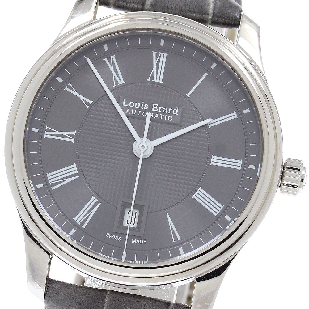 ルイ・エラール Louis Erard LE69257AA23 ヘリテージ デイト 自動巻き メンズ _957255【中古】