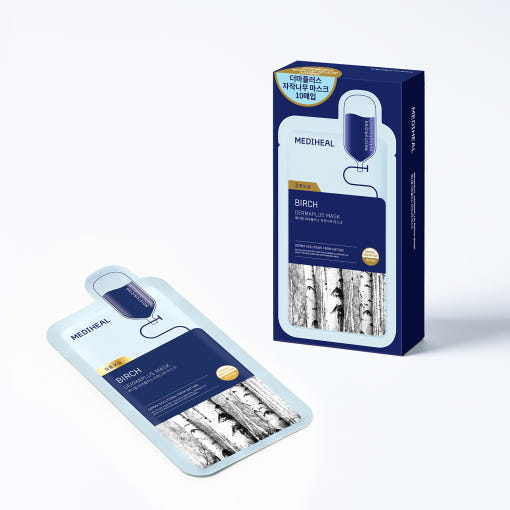 メディヒール ダーマプラス 白樺 マスク (22ml*30ea)+マスクパックをプレゼント