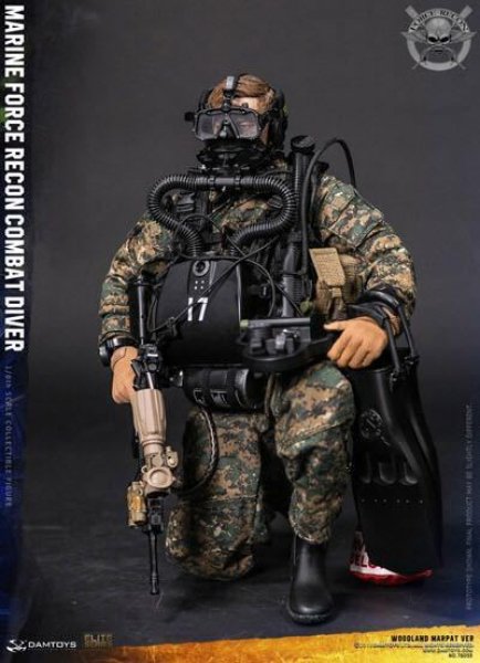 DAMTOYS 78055 アメリカ海兵隊武装偵察部隊コンバットダイバー1/6フィギュア