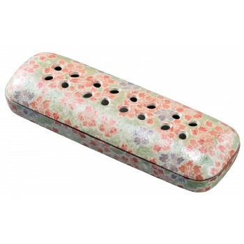 花摘 寝かせる線香皿 II 有田焼 大 なでしこ 32x387007u072